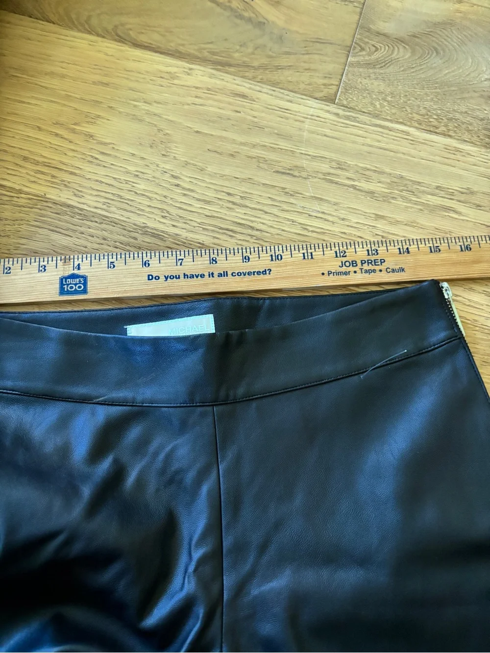 Michael Kors faux leather pants womens 4